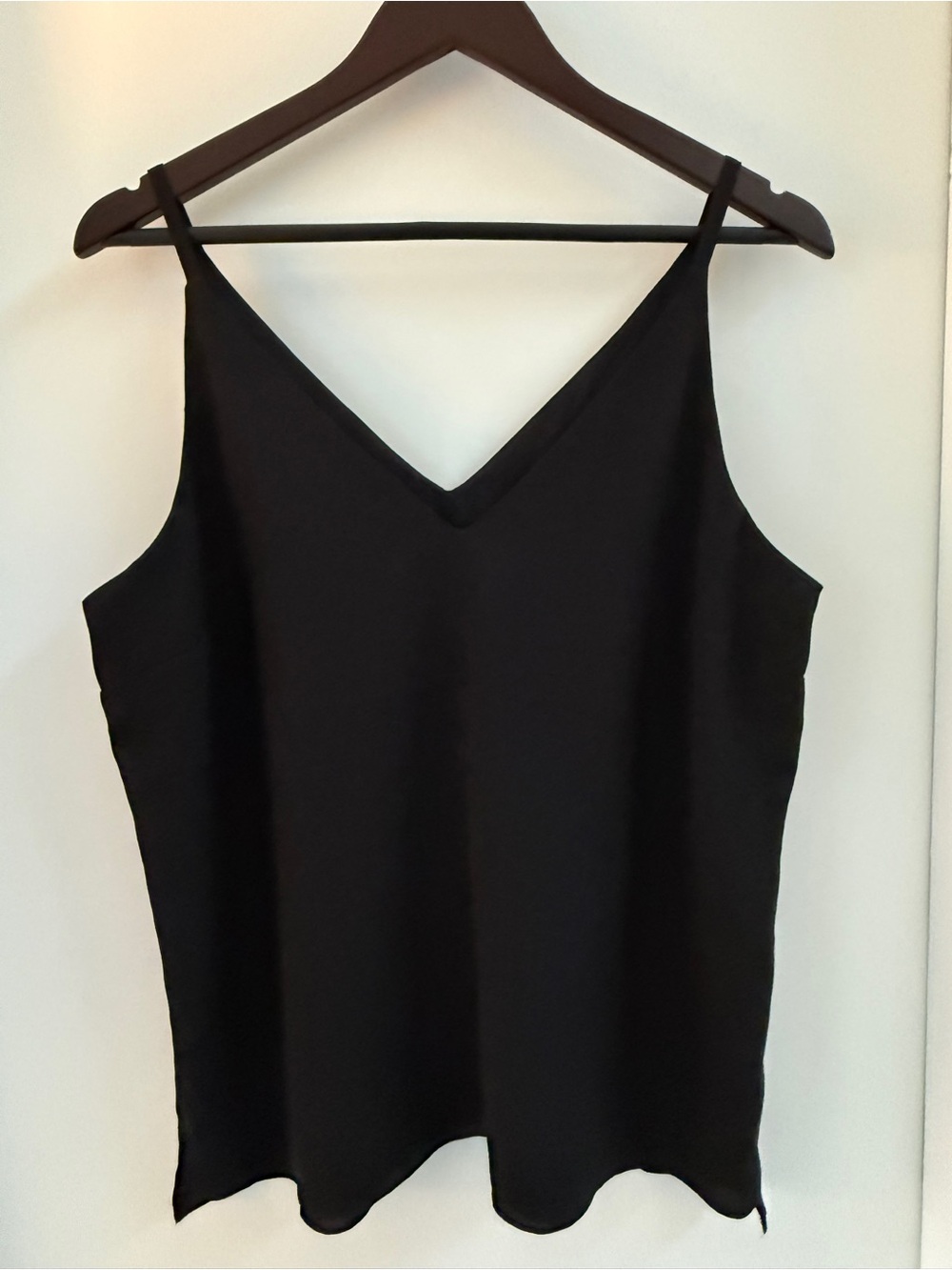 White House Black Market Black V-Neck Cami